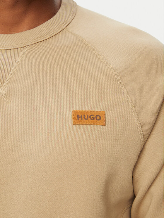 HUGO HUGO Džemperis ar kapuci Nevacrew 50564038 Bēšs Regular Fit