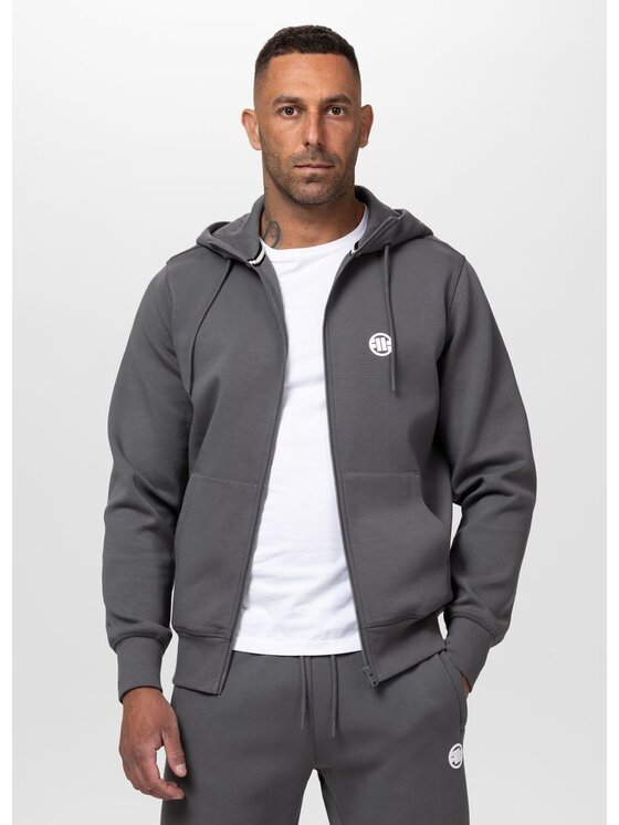 PITBULL PITBULL Bluza CHARGER SMALL LOGO Szary Regular Fit