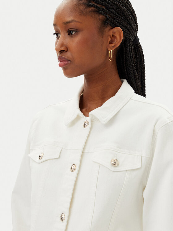 MET MET Jeans jakna M10 175GC Bela Regular Fit