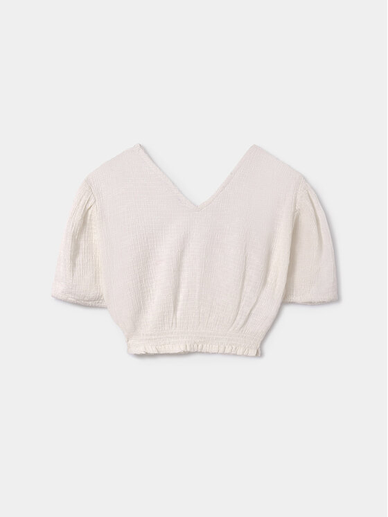 Mayoral Mayoral Bluse 6102 Weiß Regular Fit