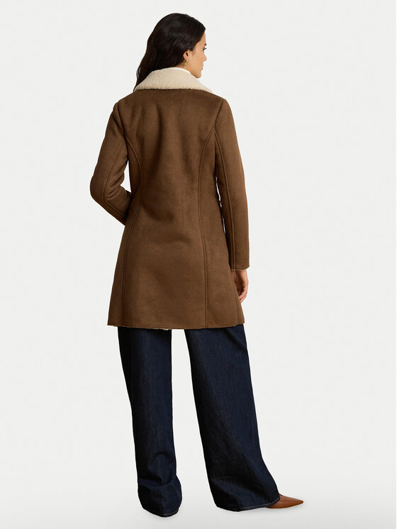 LAUREN RALPH LAUREN LAUREN RALPH LAUREN Изкуствен кожух 297P04121003 Кафяв Regular Fit