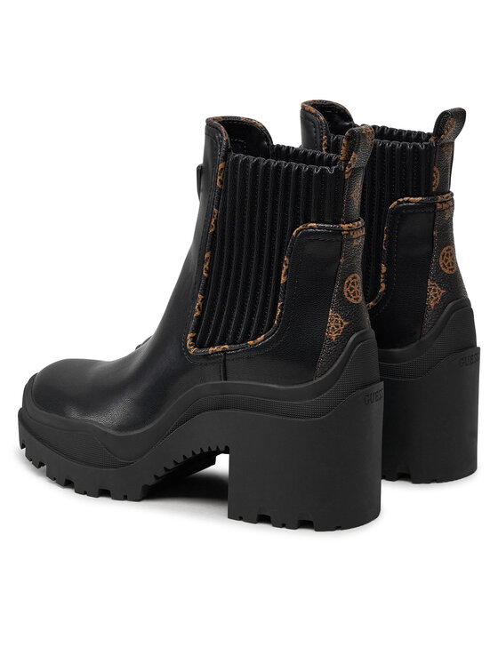 Guess Guess Μποτάκια Yvetten FLFYTT ELE10 Μαύρο