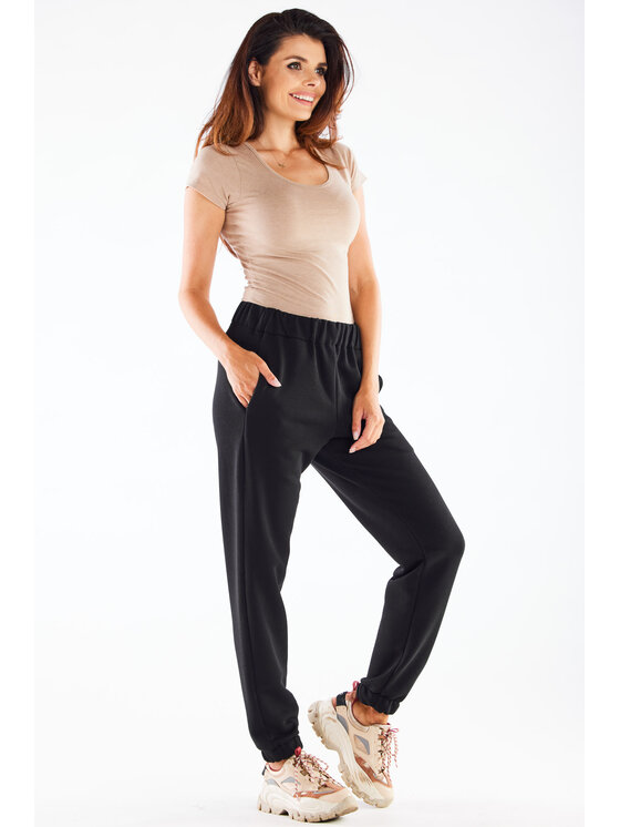 Infinite You Infinite You Dámské kalhoty M275 Černá Basic Fit