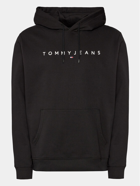 Tommy Jeans Tommy Jeans Sweatshirt Linear Logo DM0DM17985 Schwarz Regular Fit