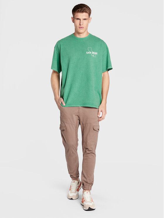 T-shirt 75326066 Verde Regular Fit