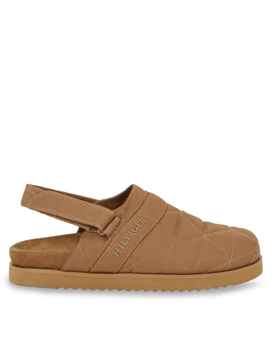 Tommy Hilfiger Tommy Hilfiger Plätud Warm Hilfiger Mule Sandal FM0FM04773 Pruun