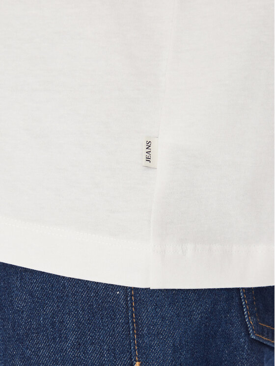 Guess Jeans Guess Jeans T-Shirt M4YI45 K8FQ4 Biały Oversize