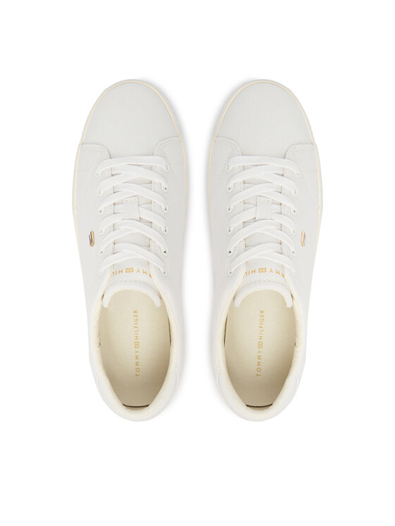 Tommy Hilfiger Tommy Hilfiger Tenisówki Th Low Profile Vulc Canvas FW0FW09102 Biały