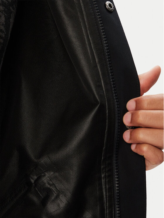 Quiksilver Quiksilver Яке за дъжд Diamond Rain EQYJK04193 Черен Regular Fit
