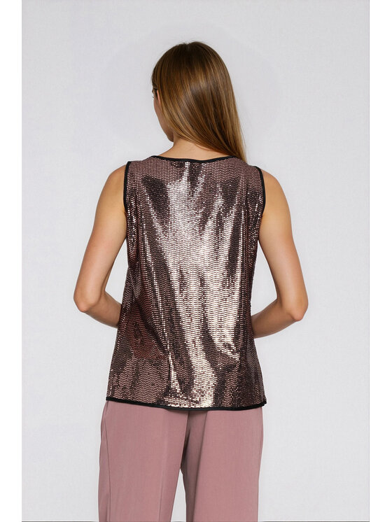 NIFE NIFE Halenka B219 Měděná Regular Fit