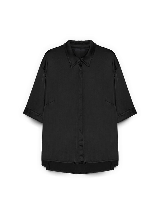 Fiorella Rubino Fiorella Rubino Koszula 5037T001440N033 Czarny Regular Fit