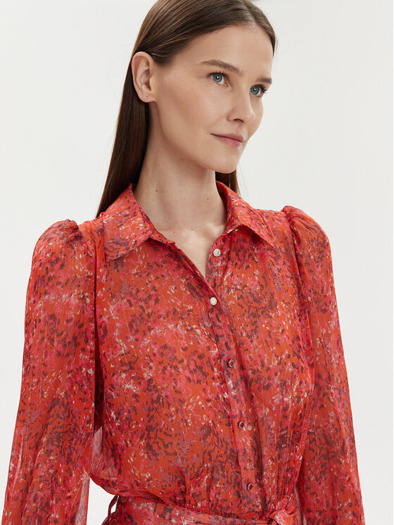 Morgan Morgan Rochie de vară 241-ROLIX.F Portocaliu Regular Fit