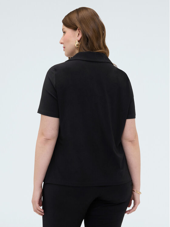 Fiorella Rubino Fiorella Rubino T-shirt G06BL008980N033 Nero Regular Fit
