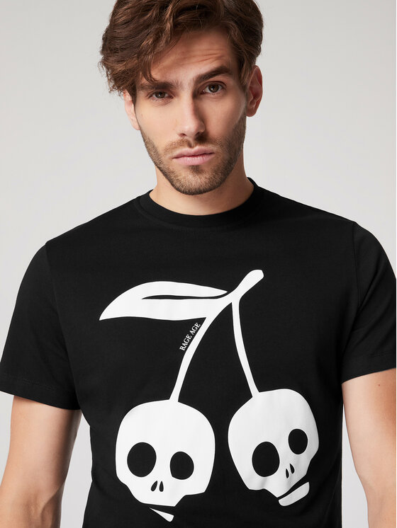 Rage Age Rage Age T-shirt Monti Crna Regular Fit