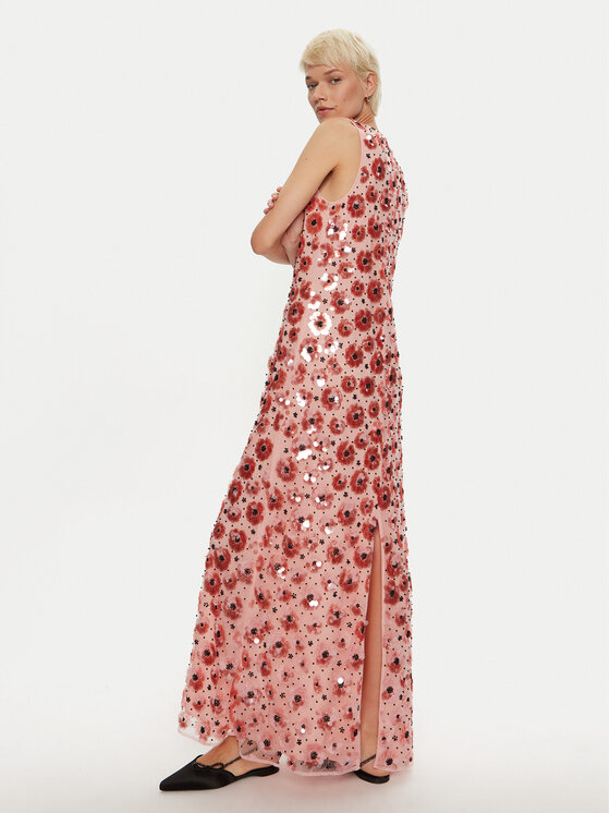 ROTATE ROTATE Coctailkleid Gillia 1129561922 Rosa Regular Fit
