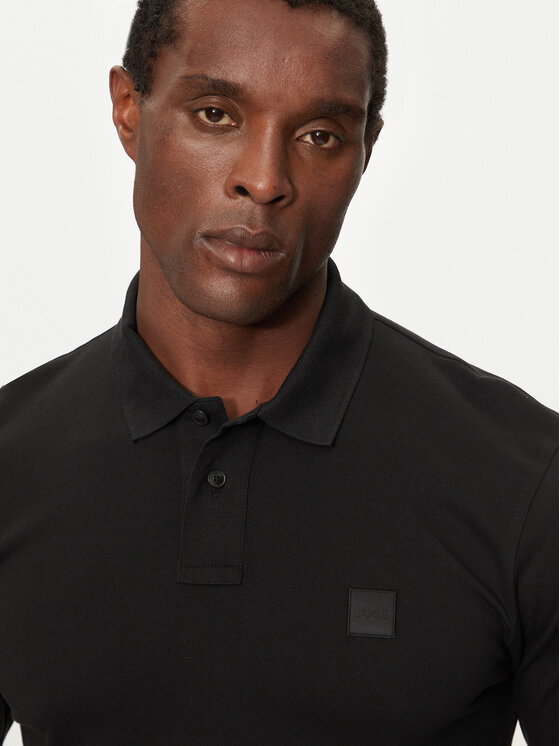 BOSS Boss Polo Passerby 50507704 Czarny Slim Fit