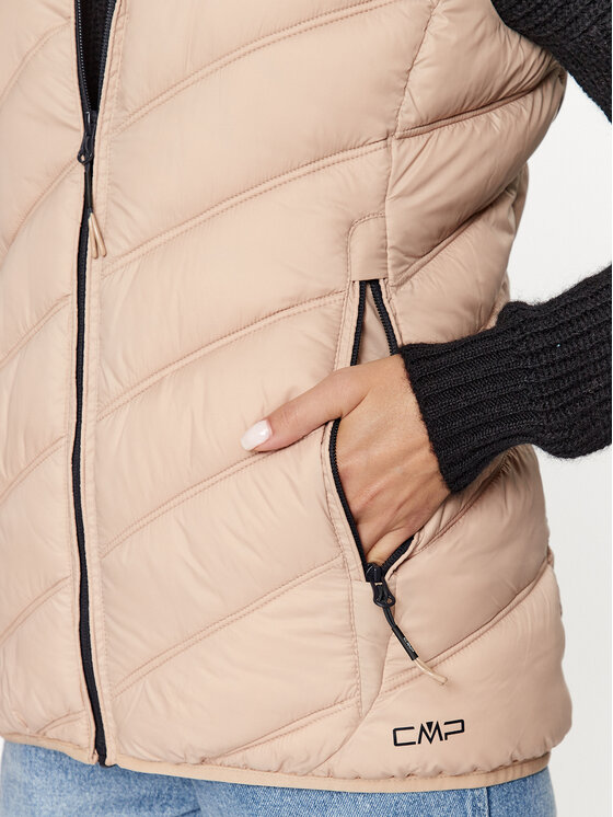 CMP CMP Αμάνικο Μπουφάν 33K1676 Μπεζ Regular Fit