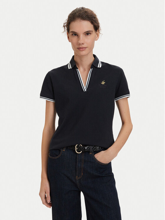 Beverly Hills Polo Club Beverly Hills Polo Club Polo särk P-SS26W-P0300 Tumesinine Regular Fit