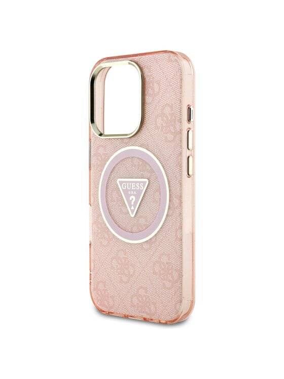 Guess Guess Etui na telefon Apple iPhone 16 Pro Max Różowy