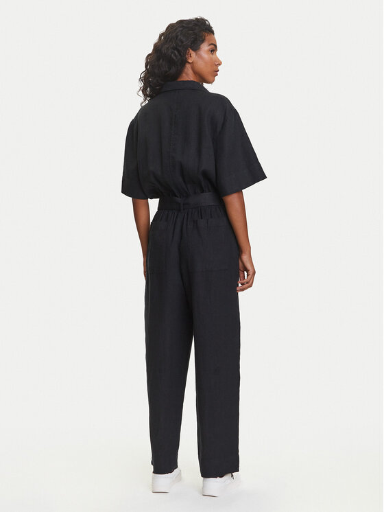 Tommy Hilfiger Tommy Hilfiger Jumpsuit Ess WW0WW47168 Nero Regular Fit