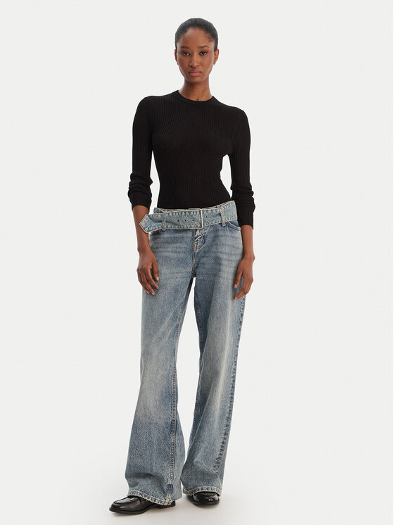 HUGO HUGO Svetr Somya_B 50554221 Černá Slim Fit