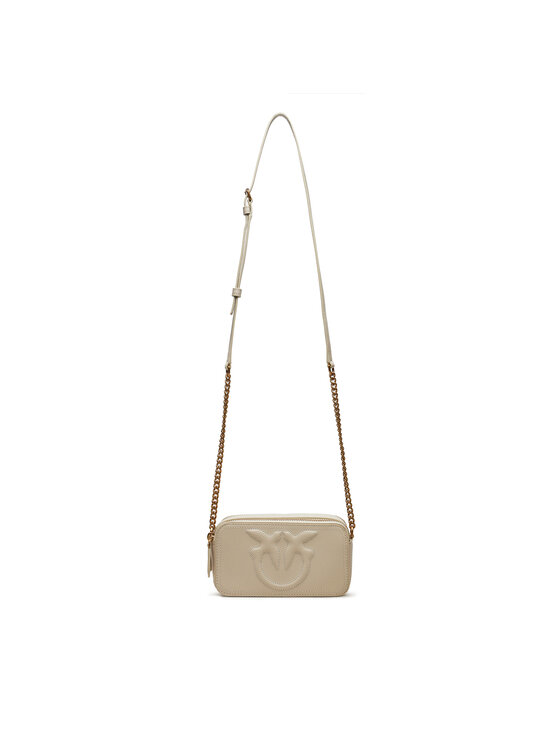 PINKO PINKO Ročna torba Pelle Bottalata 103799 Écru