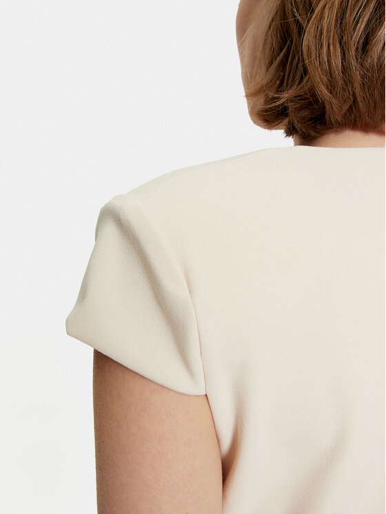 Rinascimento Rinascimento Abito da cocktail CFC0117720003 Beige Regular Fit