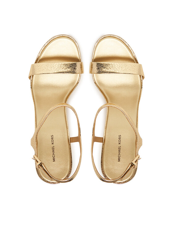 MICHAEL Michael Kors MICHAEL Michael Kors Sandály Ivy High 40S6IVHS1M Zlatá