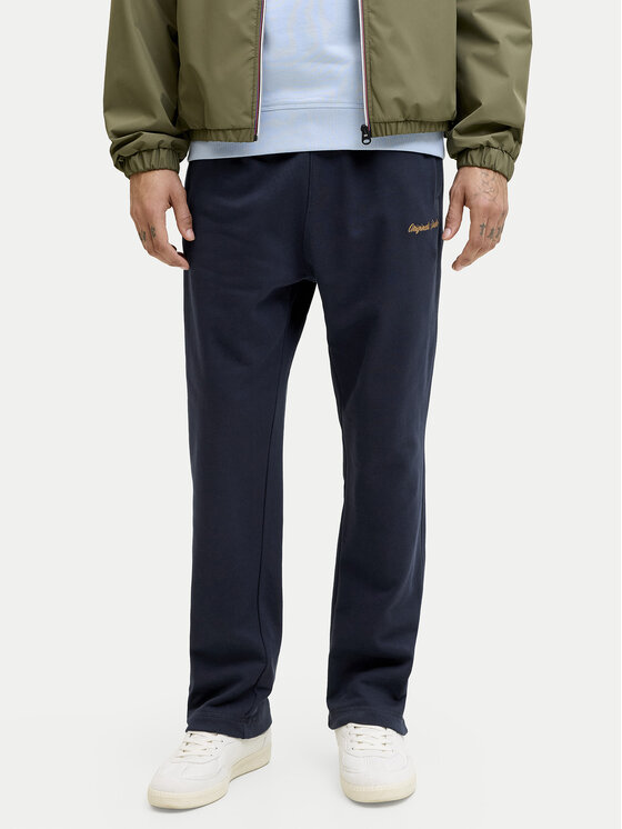 Jack & Jones Jack & Jones Teplákové kalhoty Kane Norrebro 12282553 Tmavomodrá Regular Fit