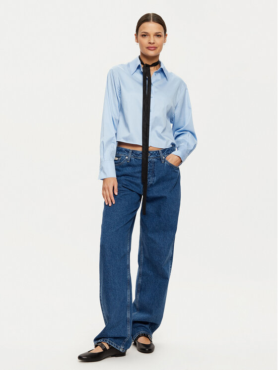 Calvin Klein Calvin Klein Košeľa K20K208068 Modrá Regular Fit