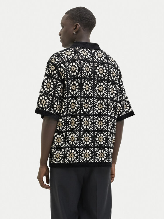 Jack&Jones Jack&Jones Koszula Cartagena 12278724 Czarny Loose Fit