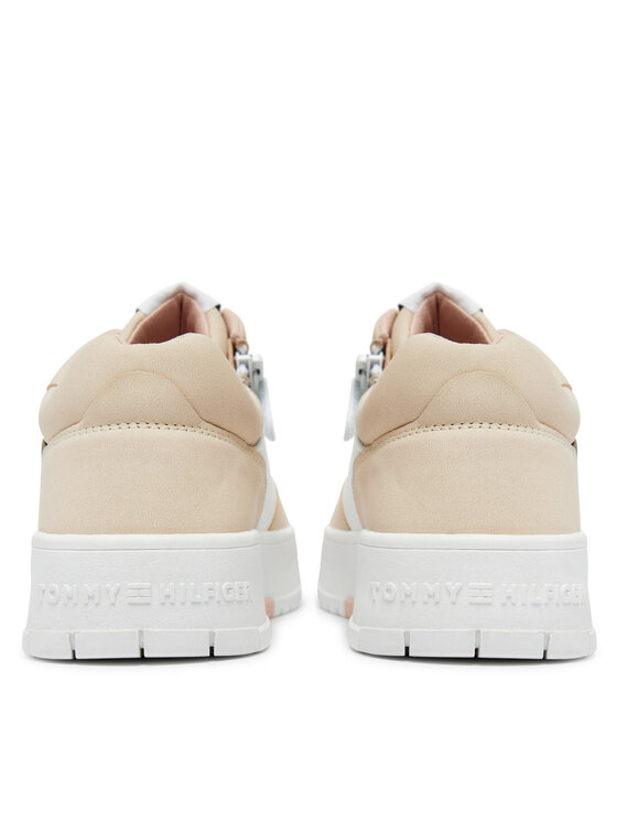 Tommy Hilfiger Tommy Hilfiger Snīkeri Low Cut Lace-Up Sneaker T3A9-33527-1269 S Balts