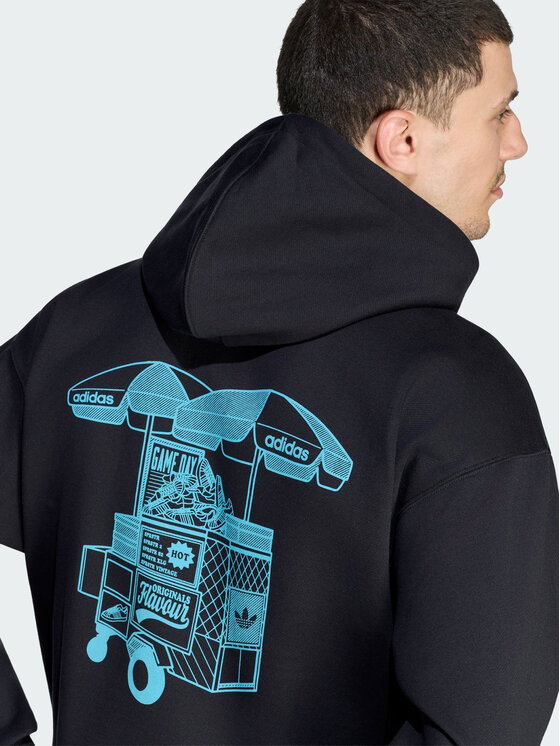 adidas adidas Bluza 171042 Czarny Loose Fit