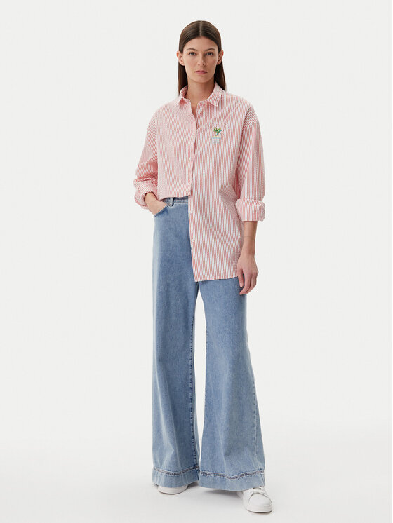 Napapijri Napapijri Hemd G-Fete NP0A4IFM Rosa Loose Fit