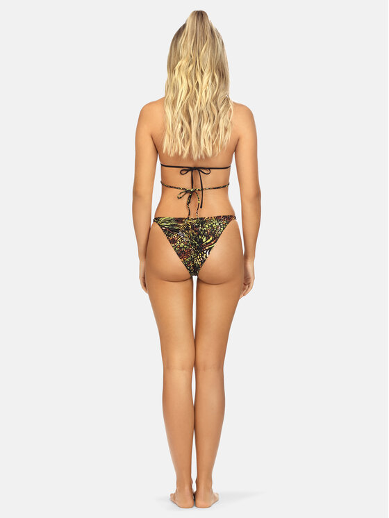 Miss Lou Miss Lou Bikini pezzo sopra Jey-Lo Safari G-ML003 Verde