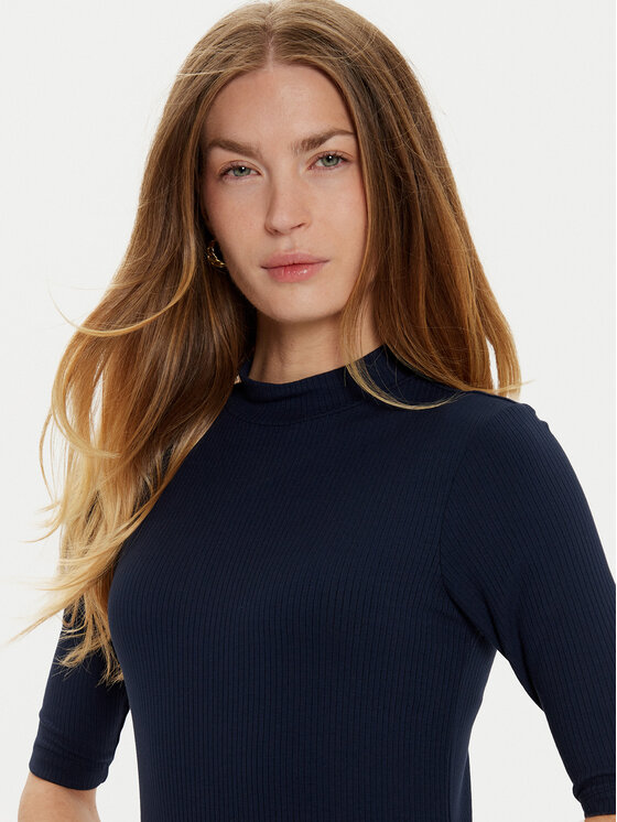 Tommy Hilfiger Tommy Hilfiger Hétköznapi ruha WW0WW44430 Sötétkék Slim Fit