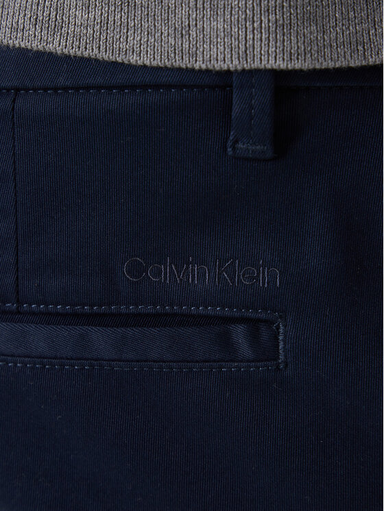 Calvin Klein Calvin Klein Чино панталони LV040EM633 Тъмносин Slim Fit