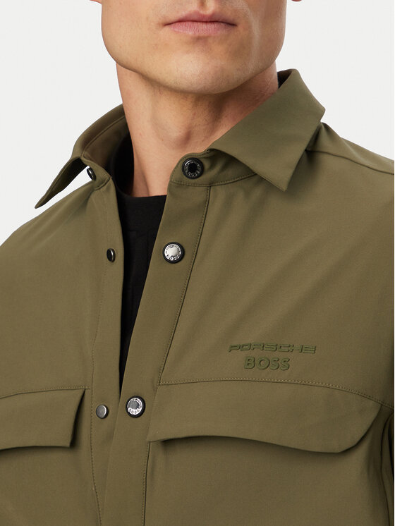 BOSS BOSS Srajca PS Spirit70 50560403 Zelena Relaxed Fit