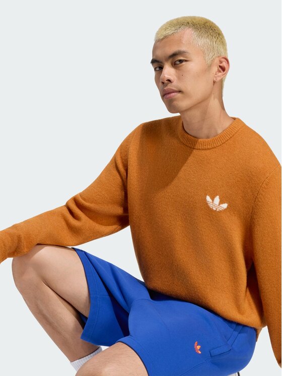 adidas adidas Bluza 164719 Brązowy Regular Fit