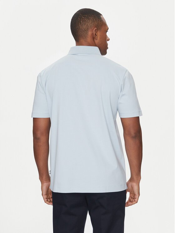 BOSS BOSS Polo marškinėliai C-Parris 01 50520297 Žydra Regular Fit