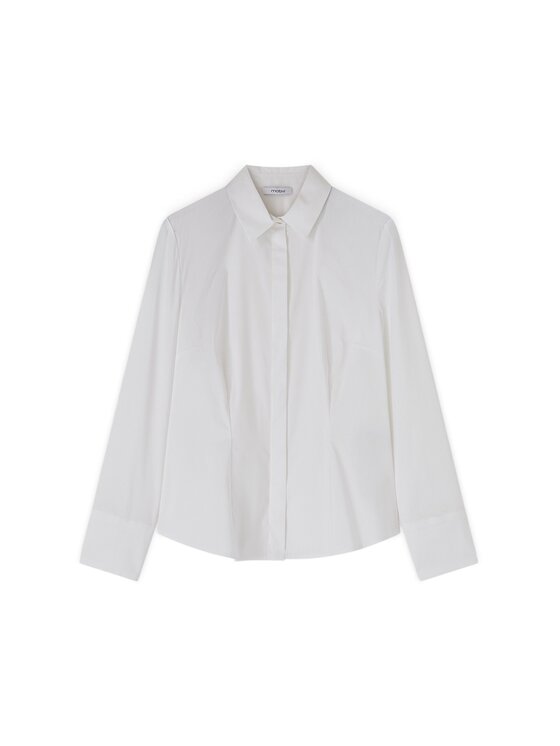 Motivi Motivi Camicia 5082Q001005N011 Bianco Regular Fit