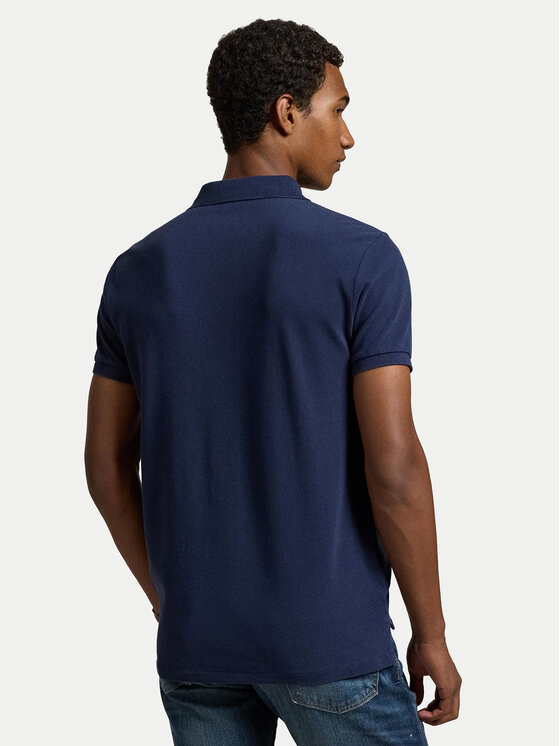 Polo Ralph Lauren Polo Ralph Lauren Polokošeľa 710938137006 Tmavomodrá Slim Fit
