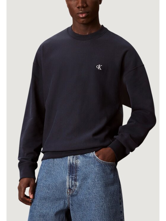 Calvin Klein Jeans Calvin Klein Jeans Felpa PREMIUM TERRY MONOGR Blu Premium Fit
