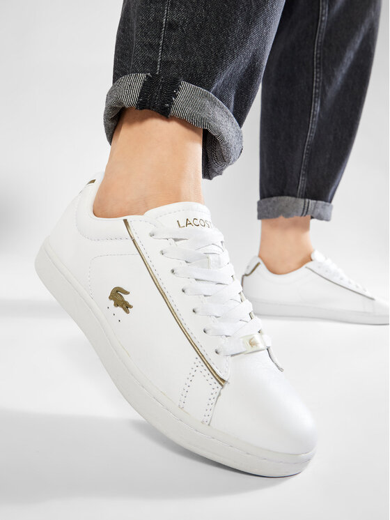 Lacoste carnaby evo 118 best sale 6 spw white gold