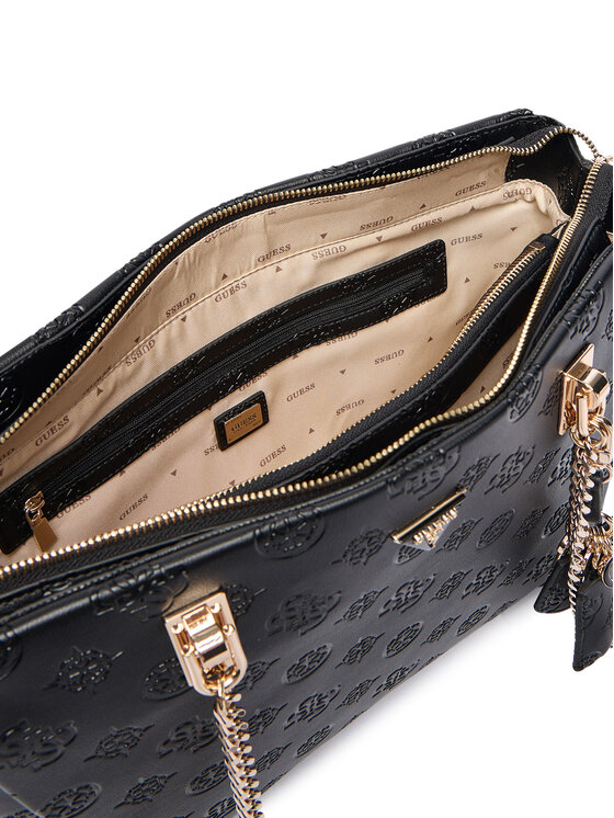 Guess Guess Ročna torba Tisha HWPD77 64230 Črna