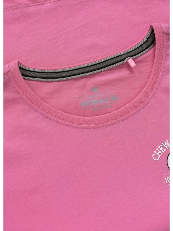 PITBULL PITBULL T-Shirt CHEW ON THIS Różowy Regular Fit