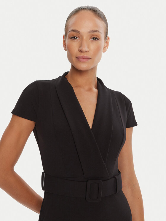 Rinascimento Rinascimento Kokteilikleit CFC0125582003 Must Slim Fit