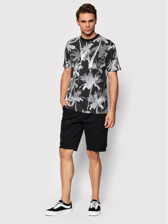 Only & Sons Only & Sons Auduma šorti Cam 22016689 Melns Regular Fit