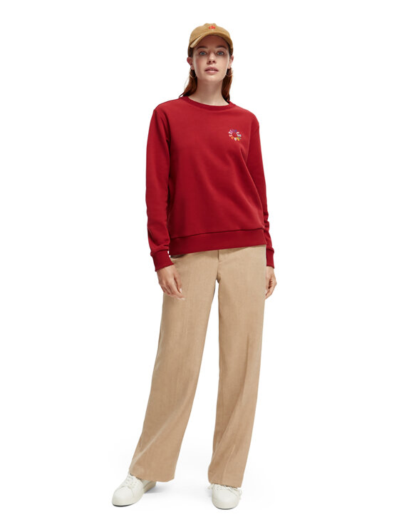 Scotch & Soda Scotch & Soda Bluza 168835 Czerwony Regular Fit
