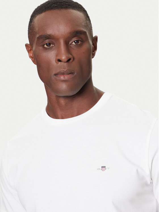 Gant Gant Футболка 2004080 Білий Regular Fit